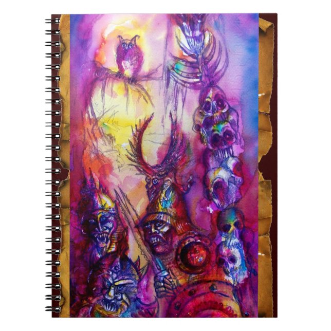 Cuaderno HALLOWEEN MONSTERS / Fantasía DE LA GUERRA DE ORK (Frente)