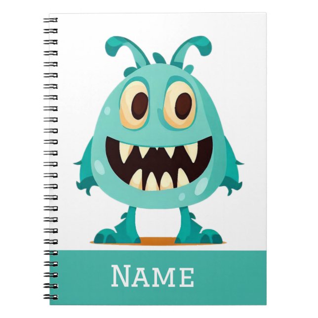 Cuaderno Halloween/Monstruo/personalizado (Frente)