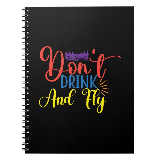Cuaderno Halloween No Bebe Ni Vuela Cumpleaños (Frente)
