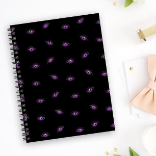 Cuaderno Halloween, Ojos Morados, Truco o Trato, Buu