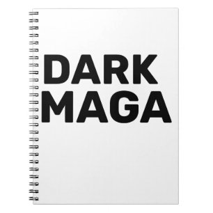 Cuaderno Halloween oscuro Maga divertido Trump 2024