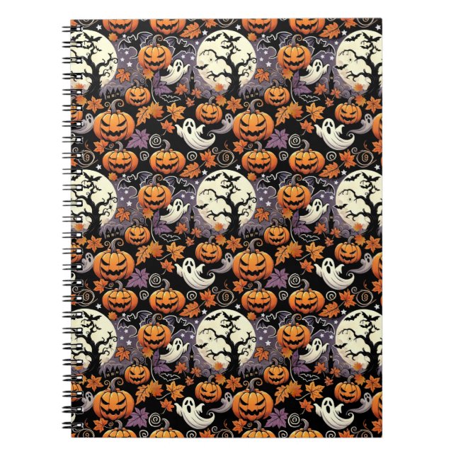 Cuaderno Halloween/otoño/otoño (Frente)