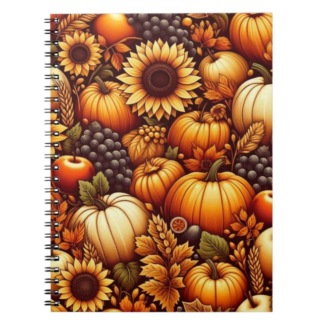 Cuaderno Halloween/otoño/otoño/otoño/calabaza (Frente)