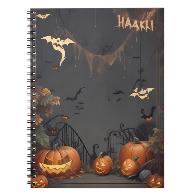 Cuaderno Halloween para portátiles (Frente)