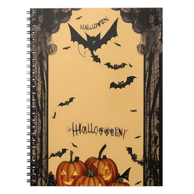 Cuaderno Halloween para portátiles (Frente)