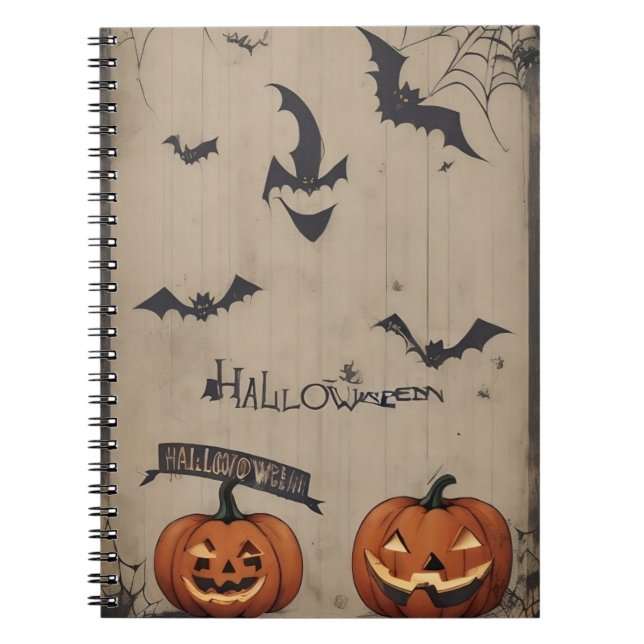 Cuaderno Halloween para portátiles (Frente)