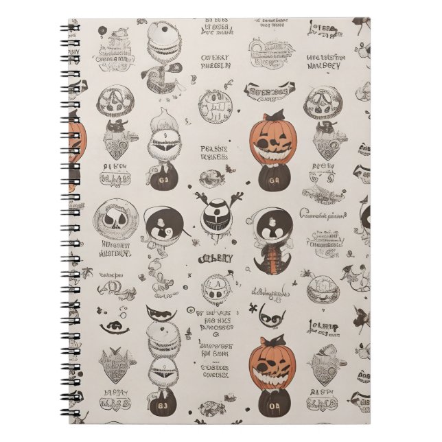 Cuaderno Halloween para portátiles (Frente)