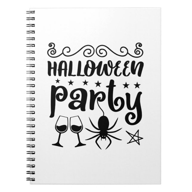 Cuaderno Halloween Party Birthday (Frente)