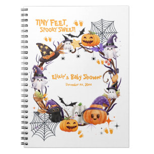 Cuaderno Halloween pies pequeños, dulce y espeluznante Baby