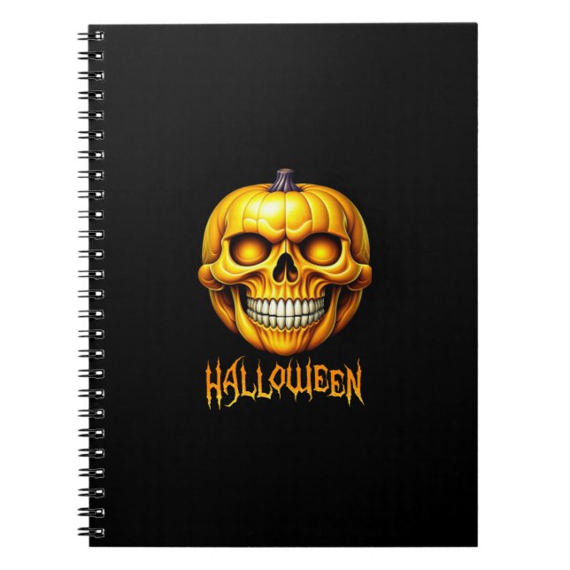 CUADERNO HALLOWEEN PUMPKIN SKULL (Frente)