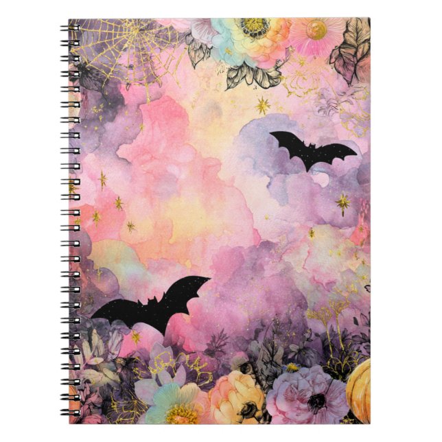 Cuaderno Halloween rosa (Frente)