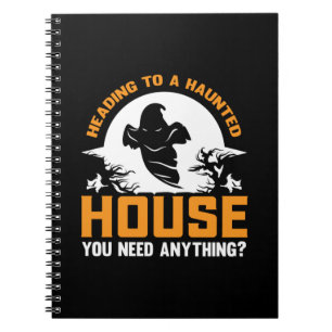 Cuaderno Halloween Se Dirige A Un Amanecer De Casa Perdido