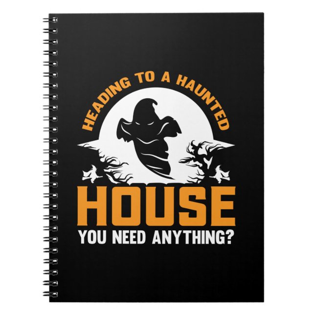 Cuaderno Halloween Se Dirige A Un Amanecer De Casa Perdido (Frente)