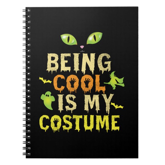 Cuaderno Halloween Ser Guay Es Mi Costumbre Cumpleaños (Frente)
