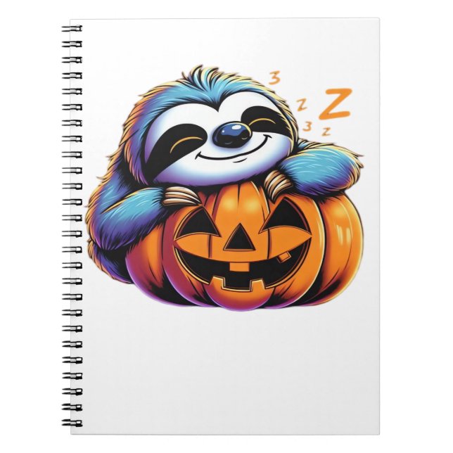Cuaderno Halloween Sloth Lover Costume camiseta esencial (Frente)