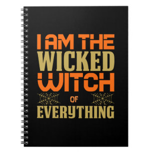Cuaderno Halloween Soy La Bruja Malvada De Todo