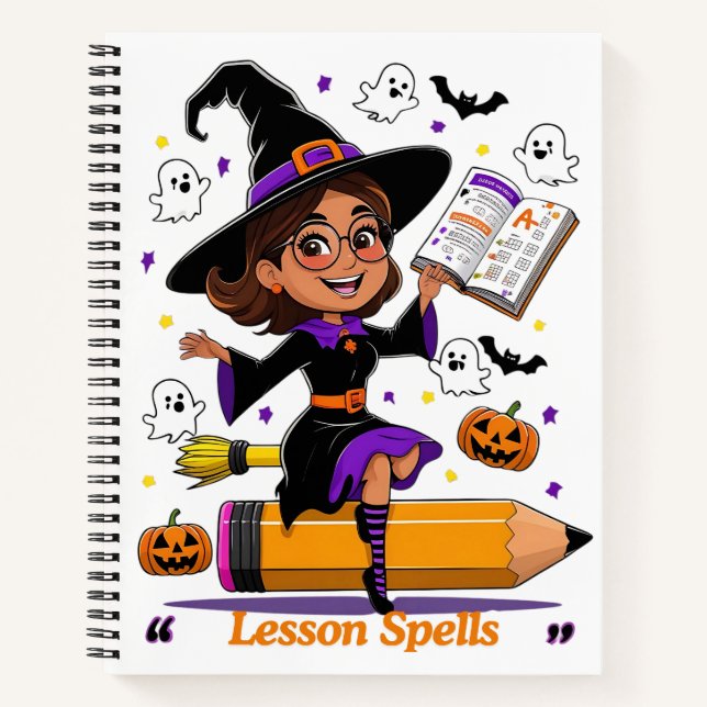 Cuaderno Halloween Teacher  (Anverso)