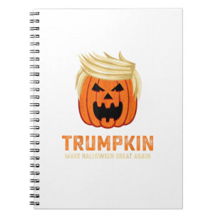 Cuaderno Halloween Trumpkin Funny - Escándalo paródico espe