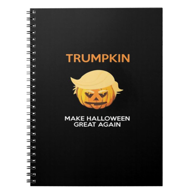 Cuaderno Halloween Trumpkin V4 (Frente)