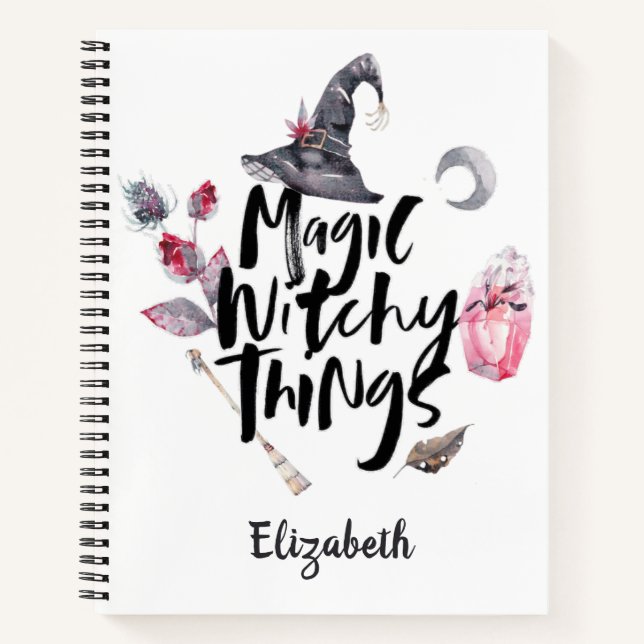 Cuaderno Halloween Witch Magic WitchThings (Anverso)