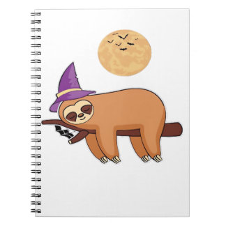 Cuaderno Halloween Witch Sloth Oversized T-Shirt