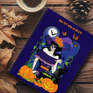 Cuaderno Halloween Witch Sugar Skull
