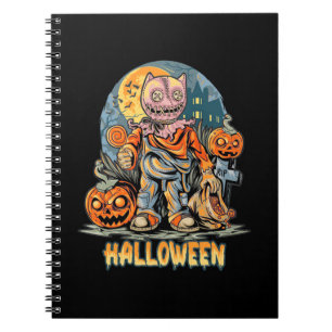 Cuaderno Halloween Y Cat