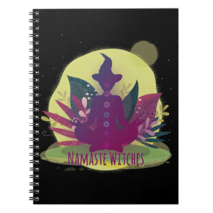 Cuaderno Halloween Yoga Namaste Witaste