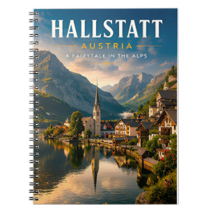 Cuaderno 🏔️ Hallstatt Austria Pueblo Alpino