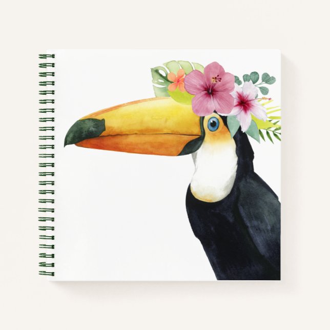 Cuaderno Halo tropical - Toucan (Anverso)