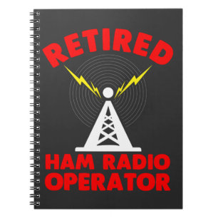 Cuaderno Ham Radio Operator Retirement Radio Tower Dad