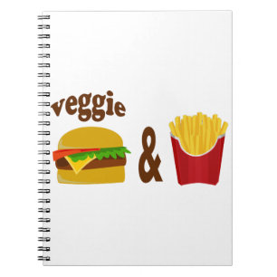 Cuaderno Hamburguesa de verduras y frijoles