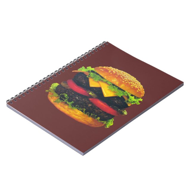 Cuaderno Hamburguesa doble de lujo con queso (Lado Izquierdo)