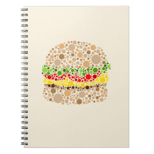 Cuaderno Hamburguesa en puntos