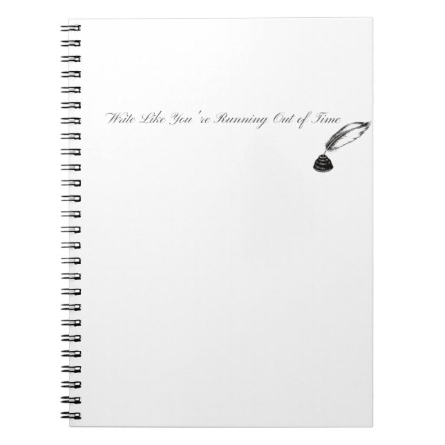 Cuaderno Hamilton que corre del diario del tiempo (Frente)