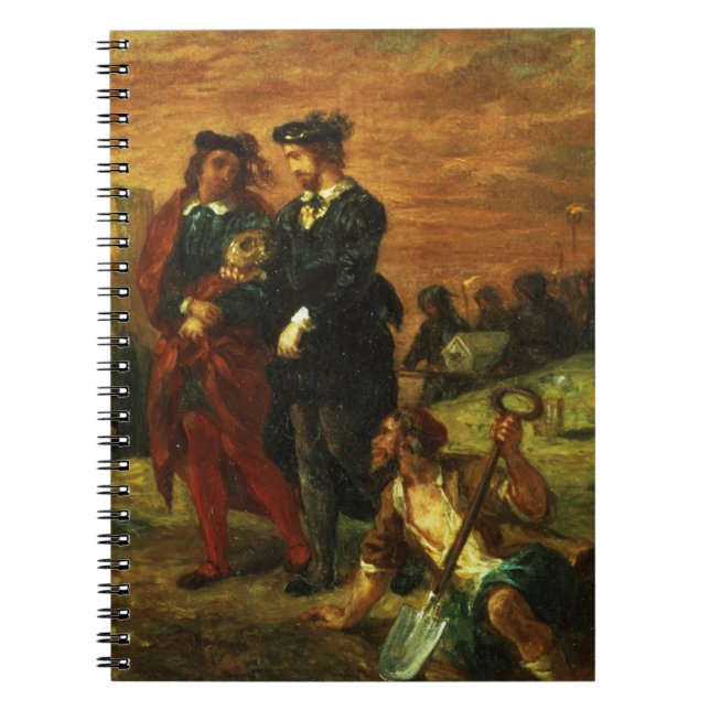 Cuaderno Hamlet y Horatio en el cementerio, 1859 (aceite en (Frente)