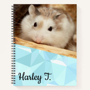 Cuaderno Hammyville - Cute Hamster Guay Geométrico