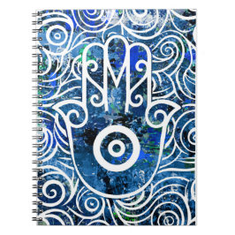 Cuaderno Hamsa Swirls