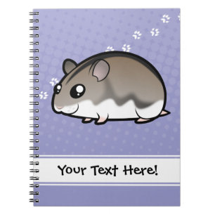 Cuaderno Hámster Enano de Dibujos Animados