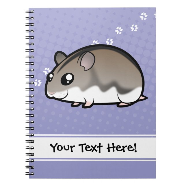 Cuaderno Hámster Enano de Dibujos Animados (Frente)