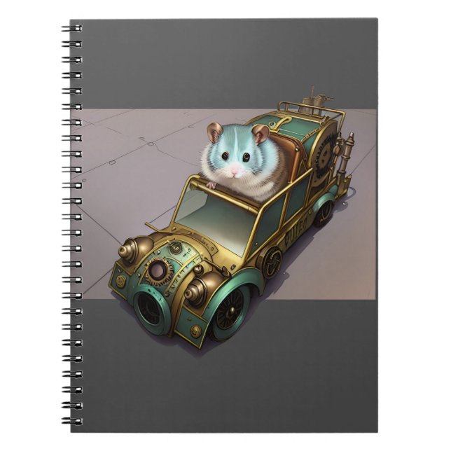 Cuaderno Hamster in the machine #1 (Frente)