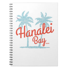 Cuaderno Hanalei Bay Hawaii Isla de Kauai Souvenir Shot G