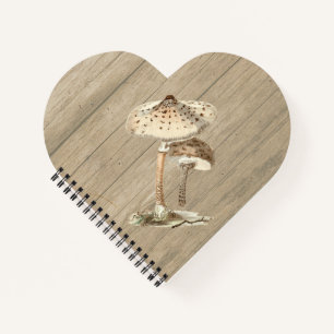 Cuaderno Hand Drawn Parasol Mushroom