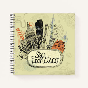 Cuaderno Hand Drawn San Francisco