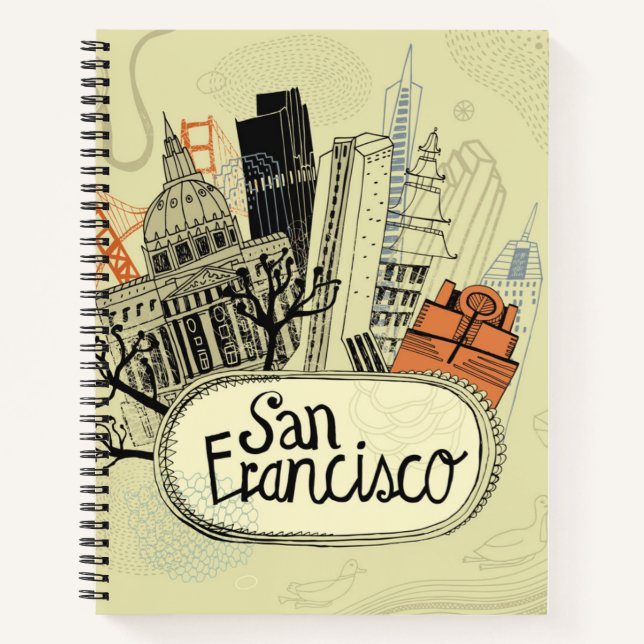 Cuaderno Hand Drawn San Francisco (Anverso)