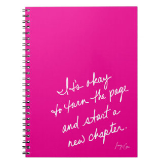 Cuaderno Hand-Scripted Start a New Chapter Spiritual