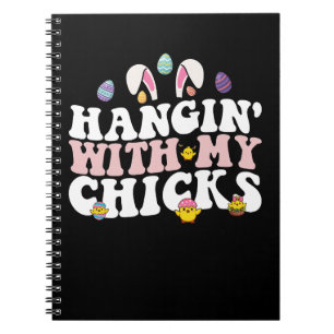 Cuaderno Hangin' Con Mis Chicas Bunny Groovy Retro