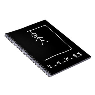 Cuaderno Hangman Homework divertido