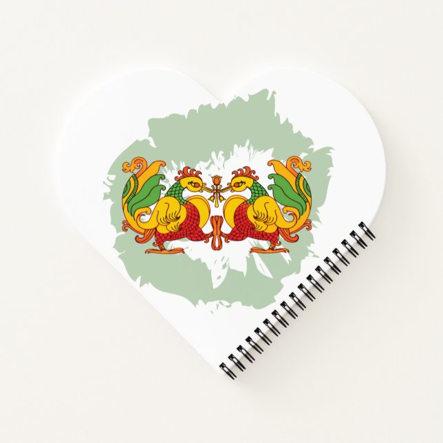 Cuaderno Hansa Puttuwa – Two Entwined Swans (Reverso)