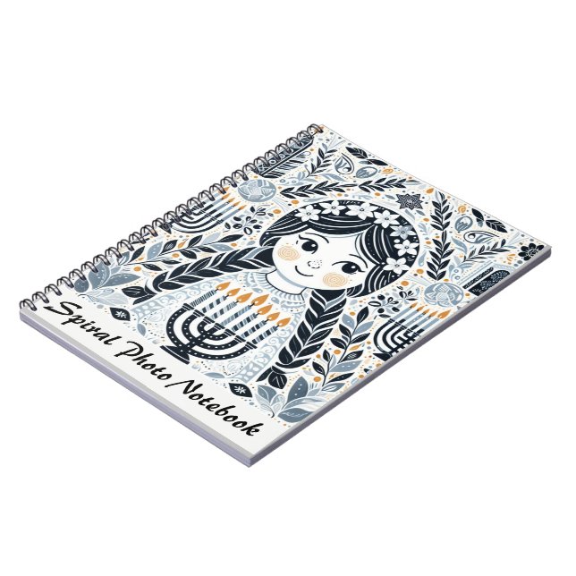 Cuaderno Hanukkah Sameach Radiance Spirance Photo (Lado Izquierdo)